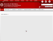 Tablet Screenshot of mseuf.edu.ph